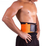 Un bel athlète porte une ceinture lombaire de maintien dorsale ColorStretch pour soulager sa scoliose.