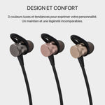 Les écouteurs magnétiques Bluetooth H6 sont design et confortables.
