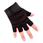 Paire de gants pour Crossfit, Musculation rouge