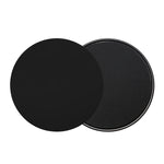 Disques glissants noir pour exercices Fitness, Yoga, Pilates...