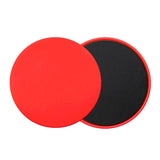 Disques glissants rouge pour exercices Fitness, Yoga, Pilates...