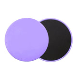 Disques glissants violet pour exercices Fitness, Yoga, Pilates...