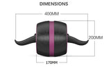 Dimensions de la roue abdominale professionnelle de musculation AB.RAPTOR.
