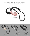 Les écouteurs sport Bluetooth A885BL sont disponibles en plusieurs couleurs (Or rose, Argent, Or, Noir sidéral)