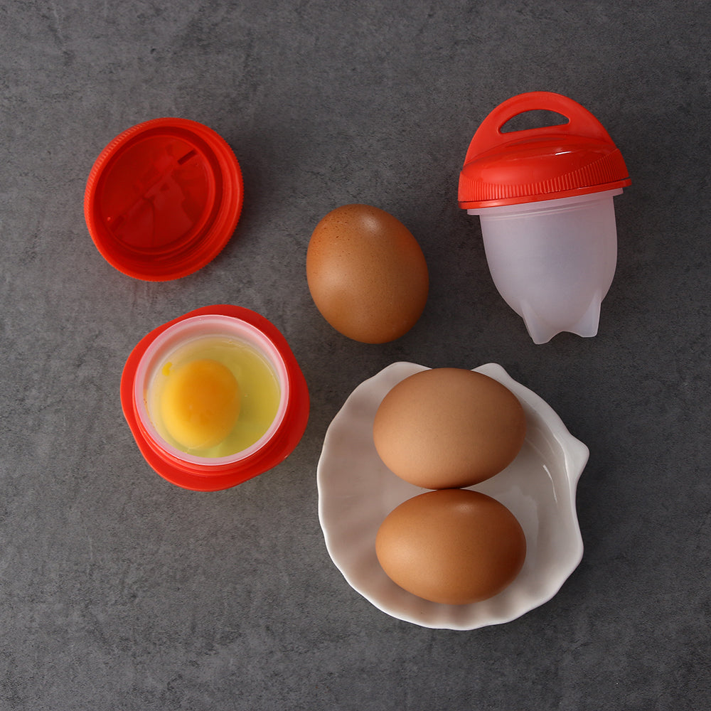 Tasse à sirop d'œuf en Siliconen - Oeufs pochés parfaitement sans stress ni  gâchis 