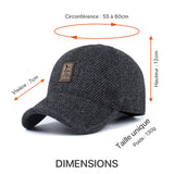 Dimensions de la casquette EDIXO.MESH pour homme et femme