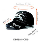 Dimensions de la casquette GAPHY pour homme et femme