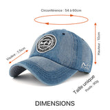 Dimensions de la casquette M-1 pour homme et femme