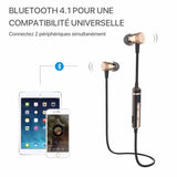 Les écouteurs magnétiques Bluetooth H6 sont équipés du Bluetooth 4.1
