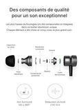 Écouteurs magnétiques Bluetooth avec des composants de qualité