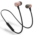 Écouteurs magnétiques Bluetooth LY-11 or rose