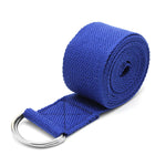 Sangle de Yoga en coton bleue