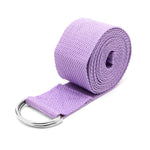 Sangle de Yoga en coton violette