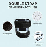 Doubles straps professionnels de maintien rotulien KR900 - La paire