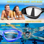 lunettes de natation étanches et anti-buée