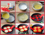 Moules en silicone SHAPES.CAKES pour Pancakes faciles - Nutrition