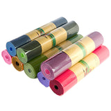 Rouleaux de tapis de Hatha Yoga confort bicolore