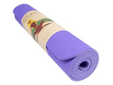 Tapis de Hatha Yoga confort bicolore Violette 2