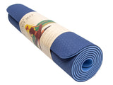 Tapis de Hatha Yoga confort bicolore Bleuet 2