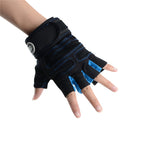 Paire de gants pour Crossfit, Musculation bleue