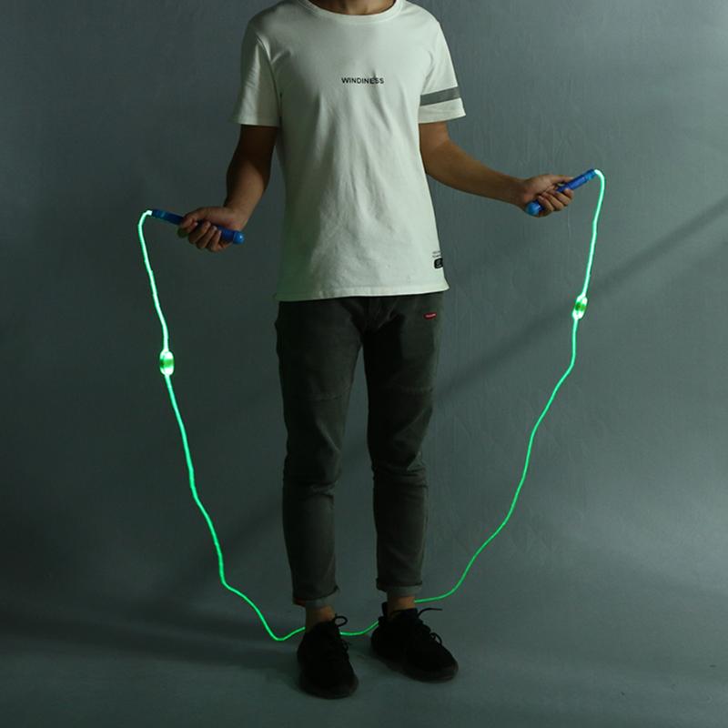 Corde à sauter LED pour enfants, ULclignotante colorée