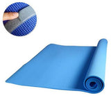 Tapis de gym grand modèle 10mm bleu