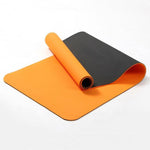 Tapis de Hatha Yoga confort bicolore Orange