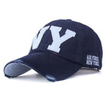 Casquette sport NY.AIR.FORCE bleue marine