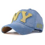 Casquette sport NY.AIR.FORCE bleue