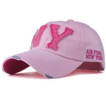 Casquette sport NY.AIR.FORCE rose