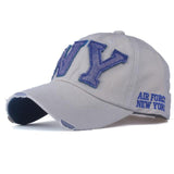 Casquette sport NY.AIR.FORCE grise