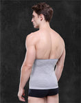 Un bel homme musclé de dos porte une ceinture dorsale élastique BodyStretch pour éviter la fatigue du dos