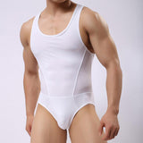 Body minceur blanc FLEX.SHAPER pour homme confortable et facile à porter